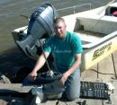 Isaac repair boat engine