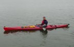 Derek kayaking on the Colville River